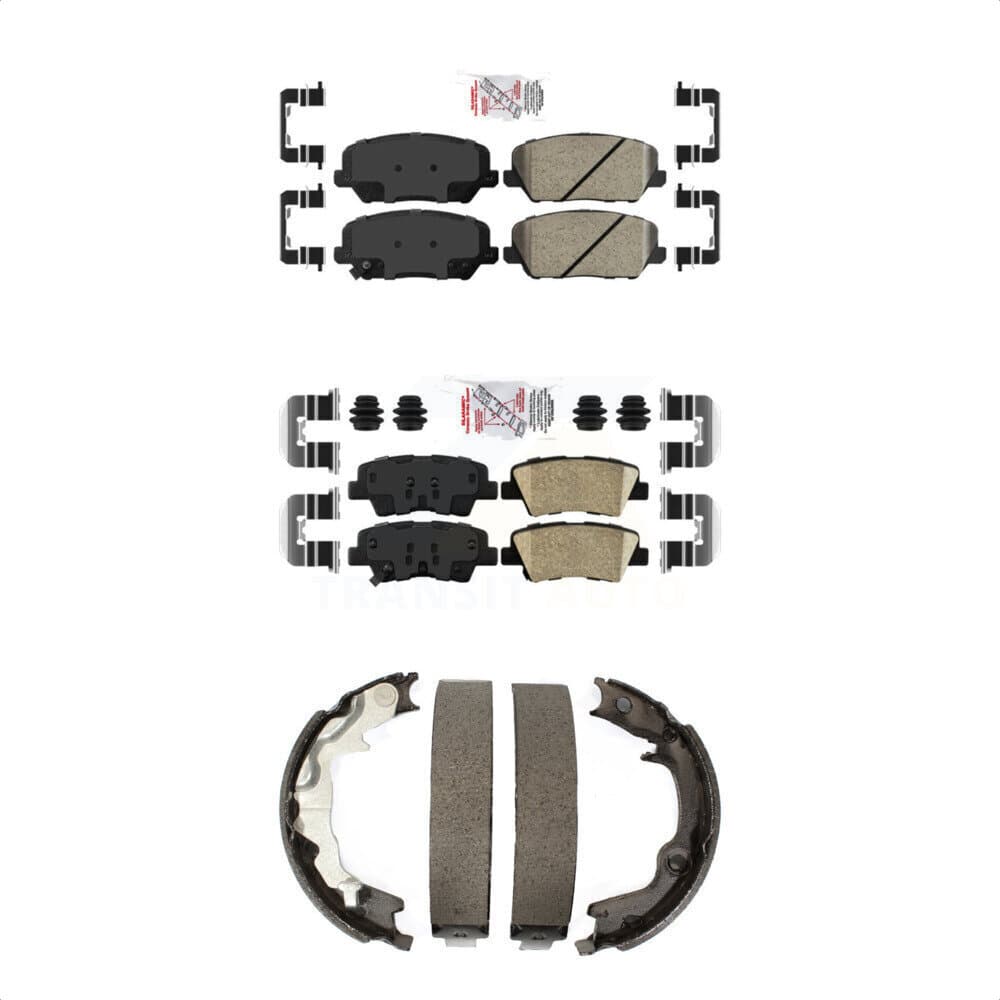 Transit Auto - KNN-101123 - Front and Rear Disc Brake Pad Kits image 1