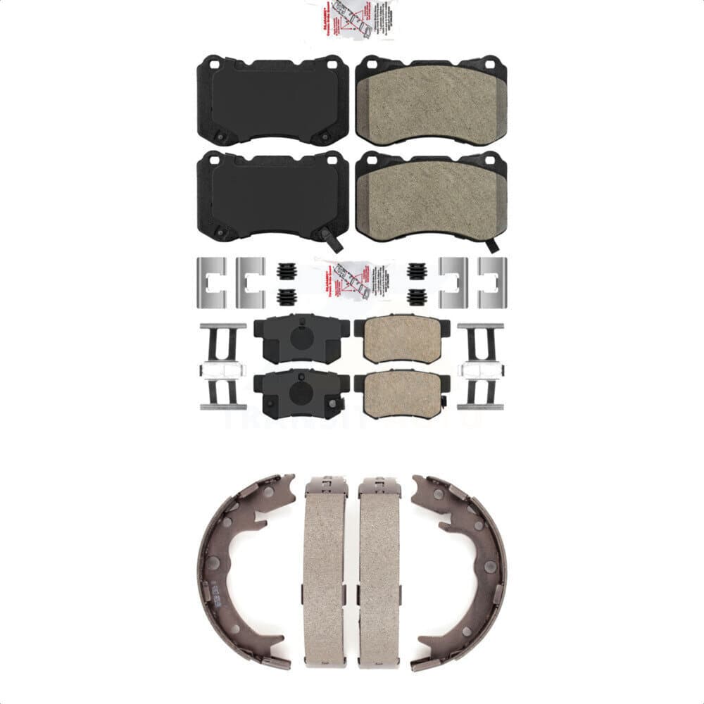 Transit Auto - KNN-101143 - Front and Rear Disc Brake Pad Kits image 1