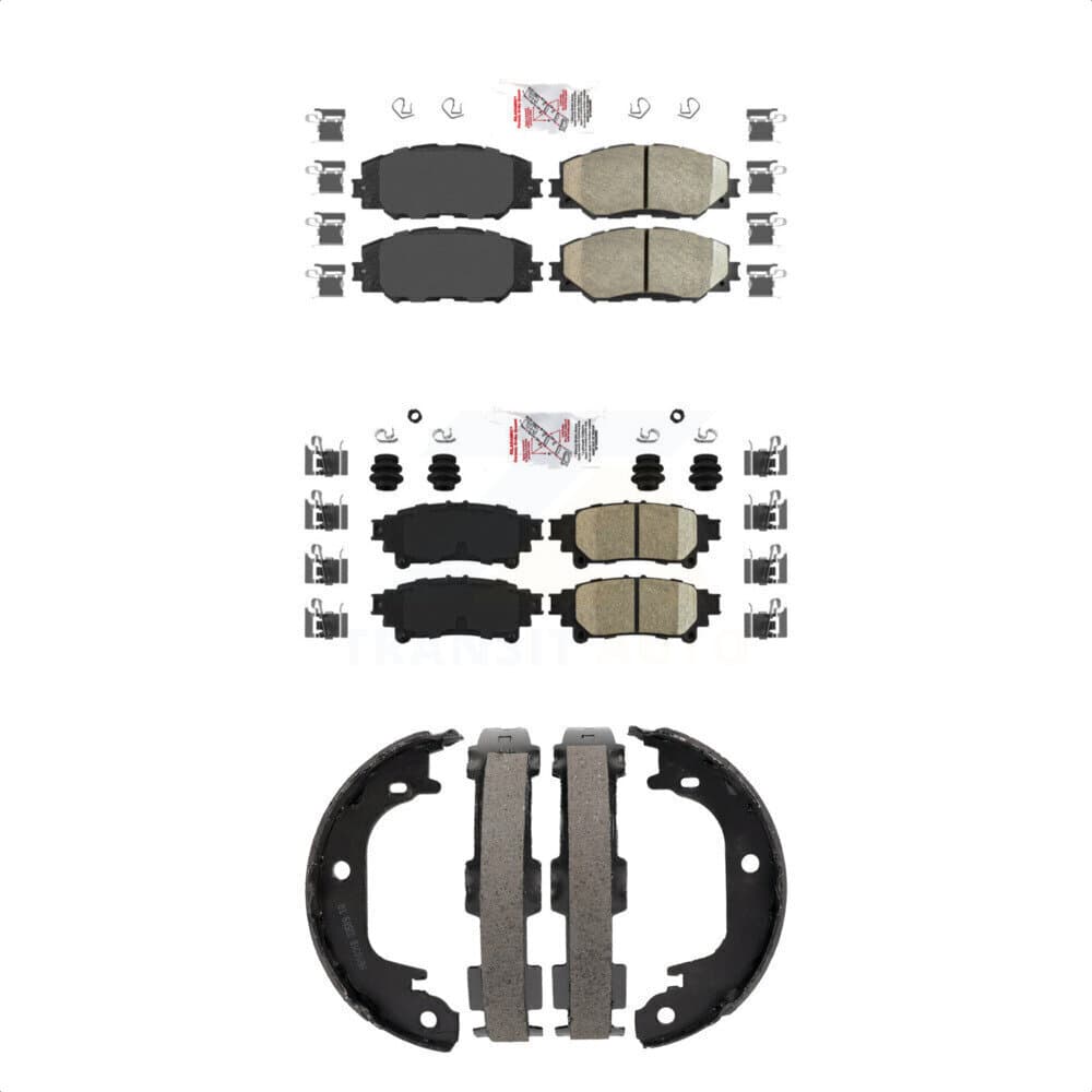 Transit Auto - KNN-101154 - Front and Rear Disc Brake Pad Kits image 1
