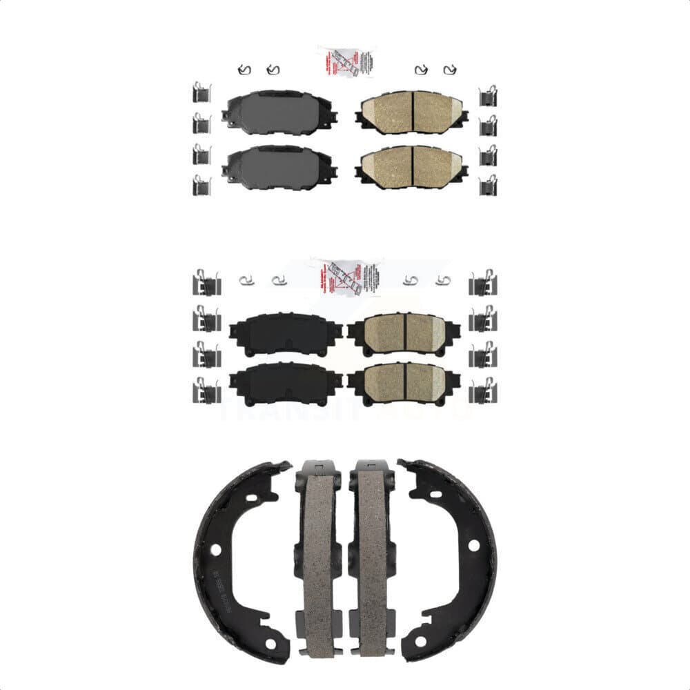 Transit Auto - KNN-101160 - Front and Rear Disc Brake Pad Kits image 1