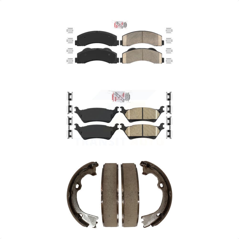 Transit Auto - KNN-101165 - Front and Rear Disc Brake Pad Kits image 1