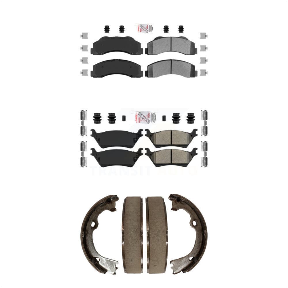 Transit Auto - KNN-101168 - Front and Rear Disc Brake Pad Kits image 1