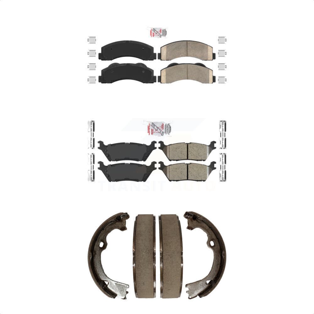 Transit Auto - KNN-101173 - Front and Rear Disc Brake Pad Kits image 1
