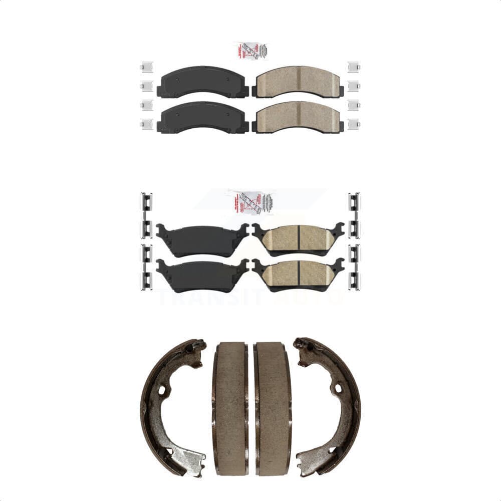 Transit Auto - KNN-101175 - Front and Rear Disc Brake Pad Kits image 1