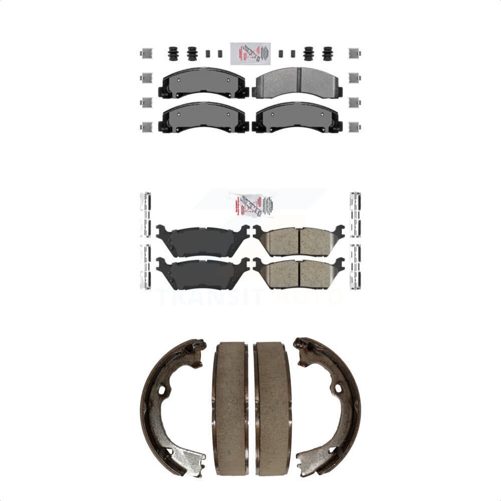 Transit Auto - KNN-101178 - Front and Rear Disc Brake Pad Kits image 1