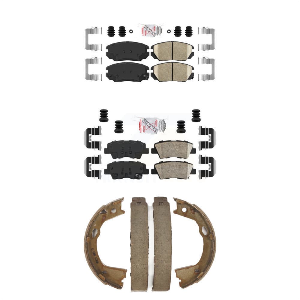Transit Auto - KNN-101192 - Front and Rear Disc Brake Pad Kits image 1