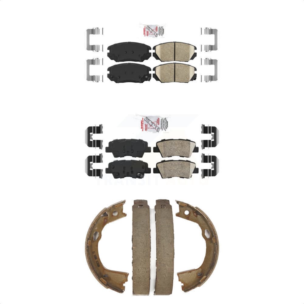 Transit Auto - KNN-101193 - Front and Rear Disc Brake Pad Kits image 1