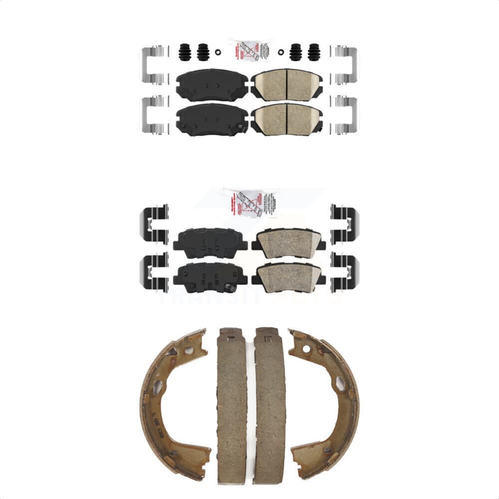 Transit Auto - KNN-101194 - Front and Rear Disc Brake Pad Kits image 1