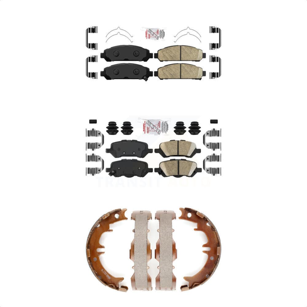 Transit Auto - KNN-101195 - Front and Rear Disc Brake Pad Kits image 1