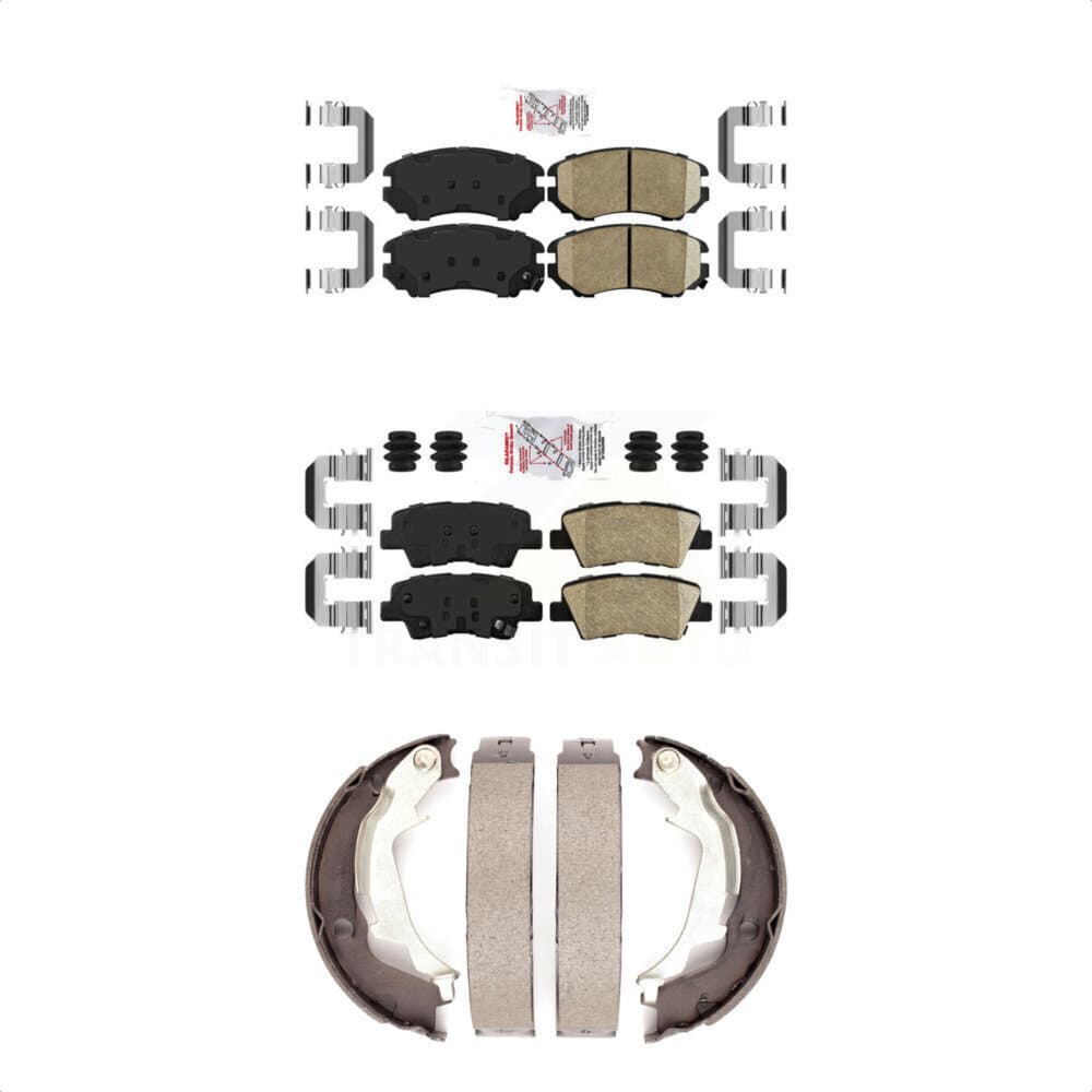Transit Auto - KNN-101207 - Front and Rear Disc Brake Pad Kits image 1