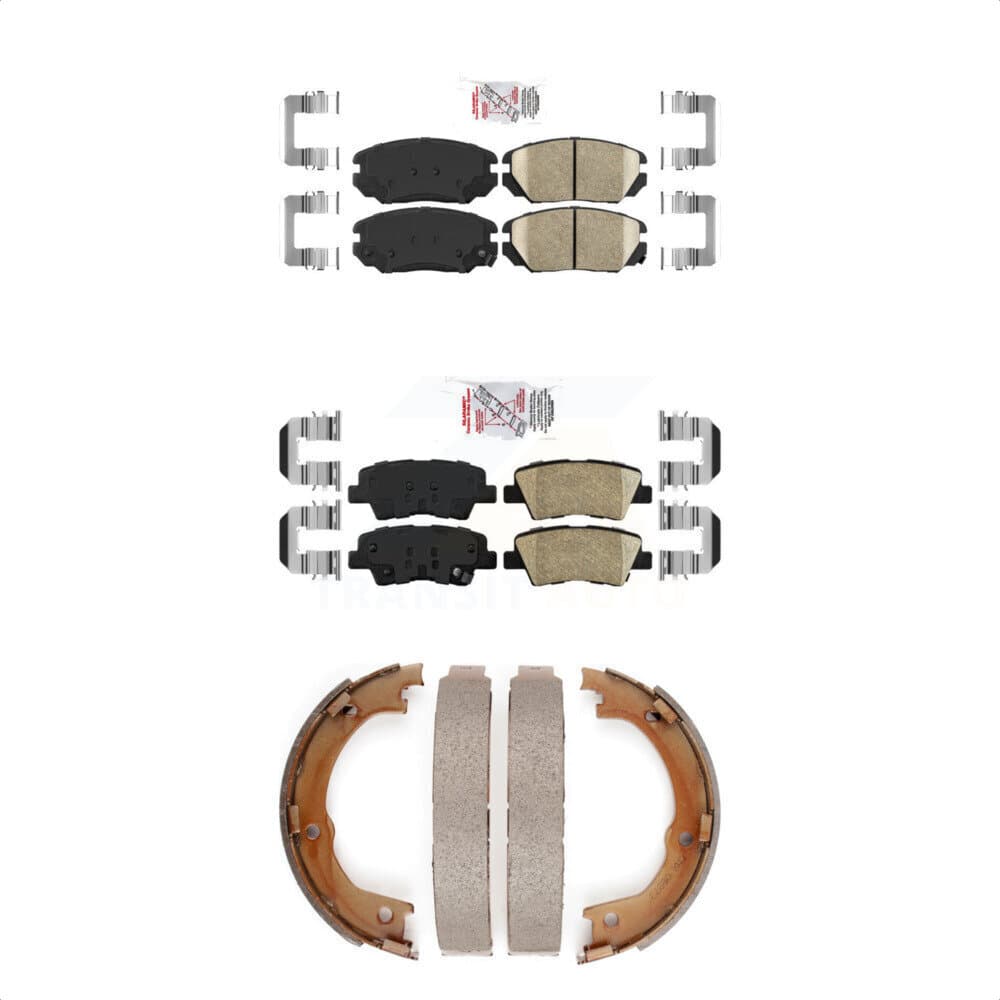 Transit Auto - KNN-101208 - Front and Rear Disc Brake Pad Kits image 1