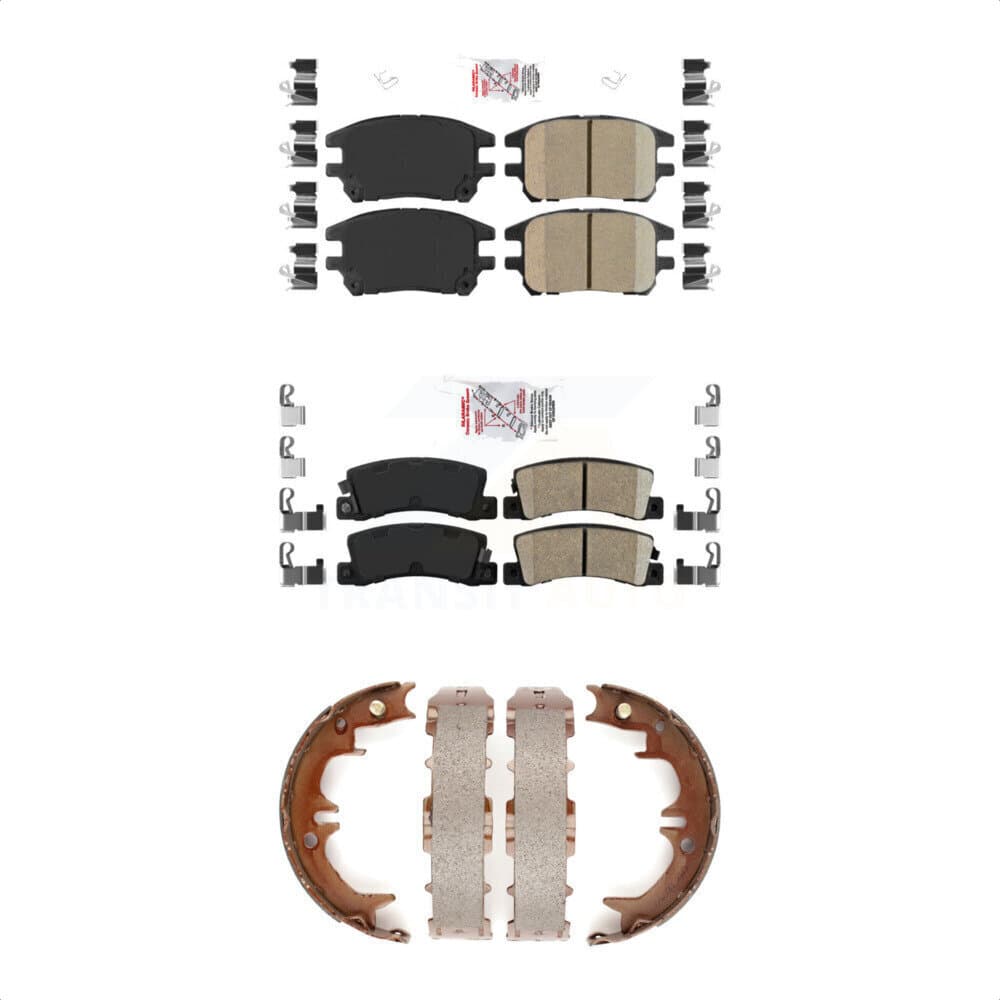 Transit Auto - KNN-101221 - Front and Rear Disc Brake Pad Kits image 1