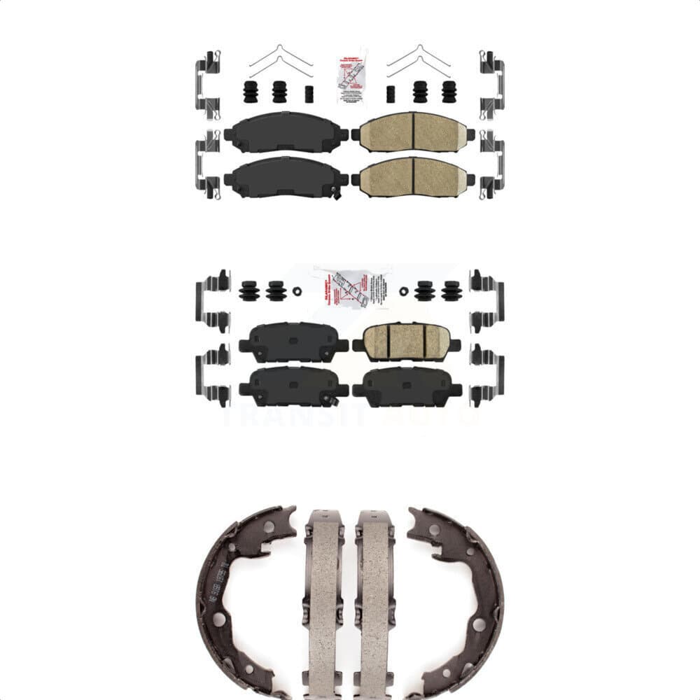Transit Auto - KNN-101228 - Front and Rear Disc Brake Pad Kits image 1