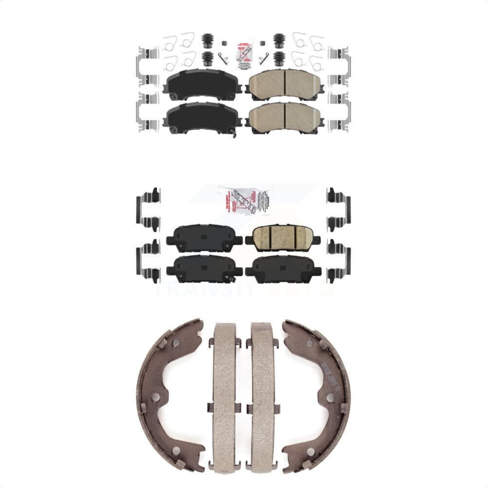 Transit Auto - KNN-101237 - Front and Rear Disc Brake Pad Kits image 1