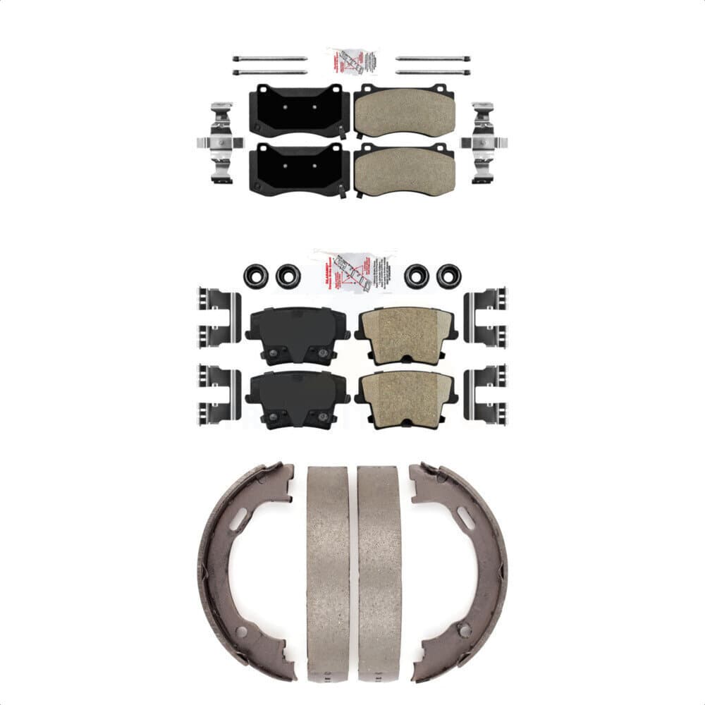 Transit Auto - KNN-101245 - Front and Rear Disc Brake Pad Kits image 1
