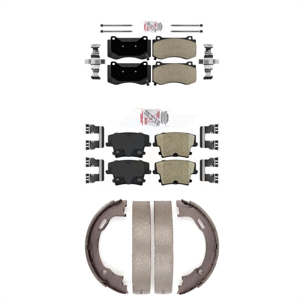 Transit Auto - KNN-101246 - Front and Rear Disc Brake Pad Kits image 1