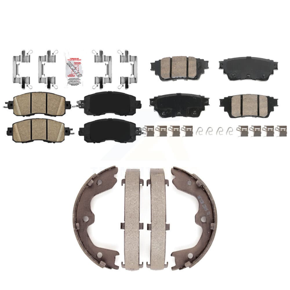 Transit Auto - KNN-101265 - Front and Rear Disc Brake Pad Kits image 1