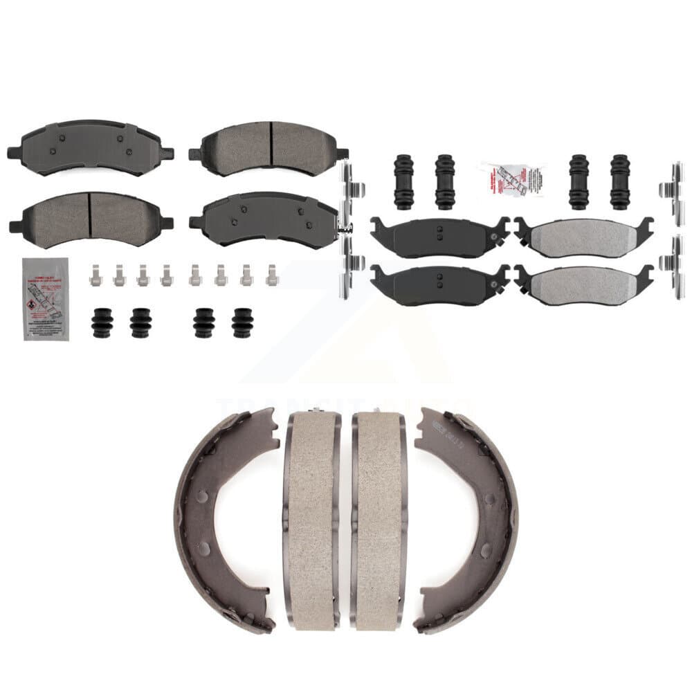 Transit Auto - KNN-101276 - Front and Rear Disc Brake Pad Kits image 1
