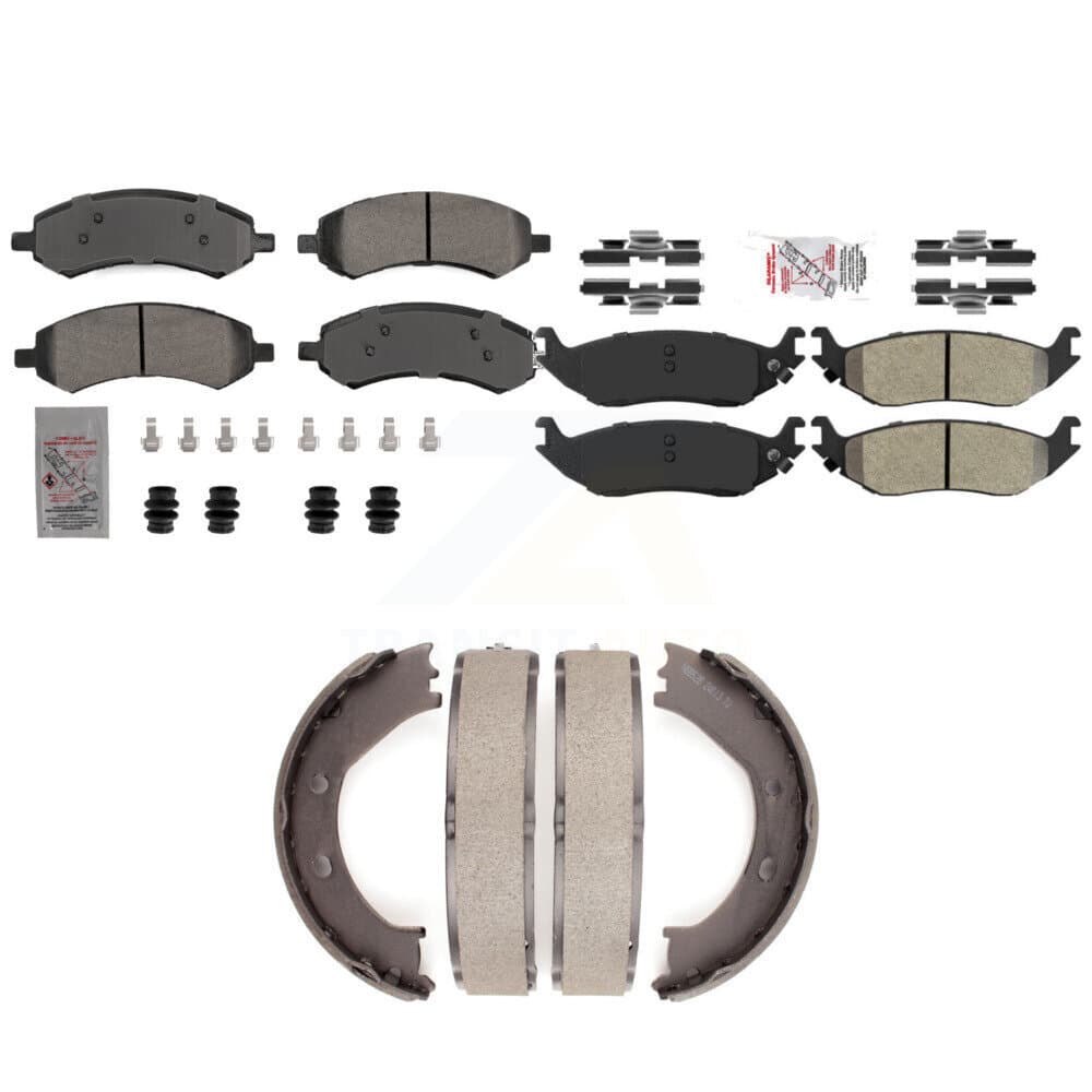 Transit Auto - KNN-101277 - Front and Rear Disc Brake Pad Kits image 1