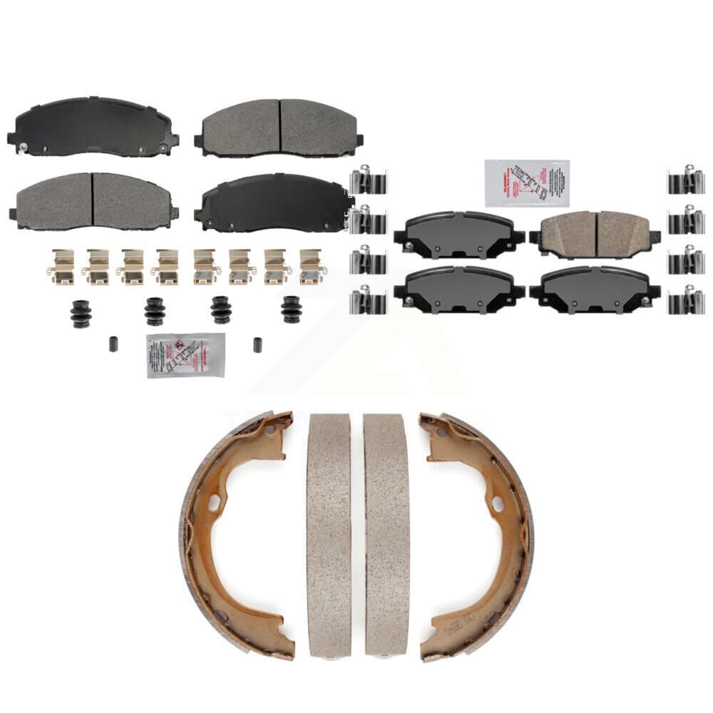 Transit Auto - KNN-101342 - Front and Rear Disc Brake Pad Kits image 1