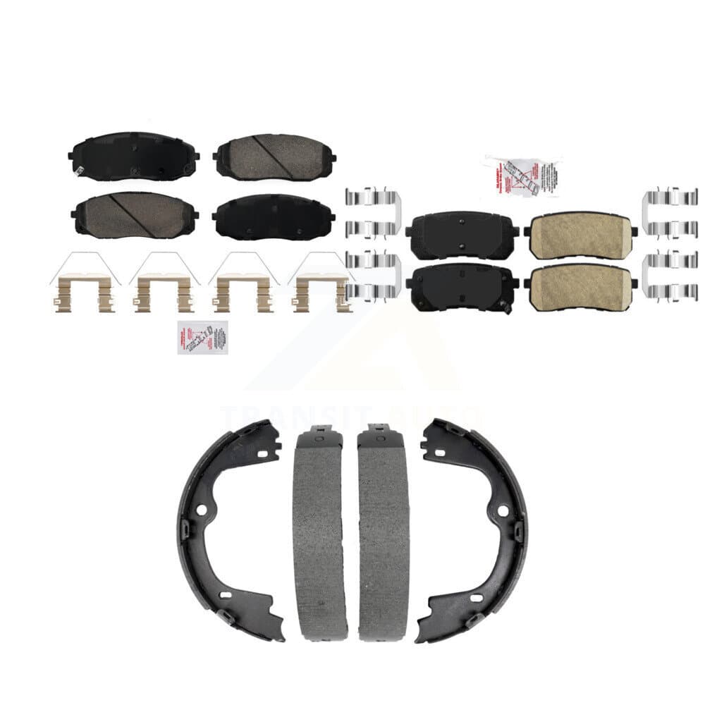Transit Auto - KNN-101428 - Front and Rear Disc Brake Pad Kits image 1
