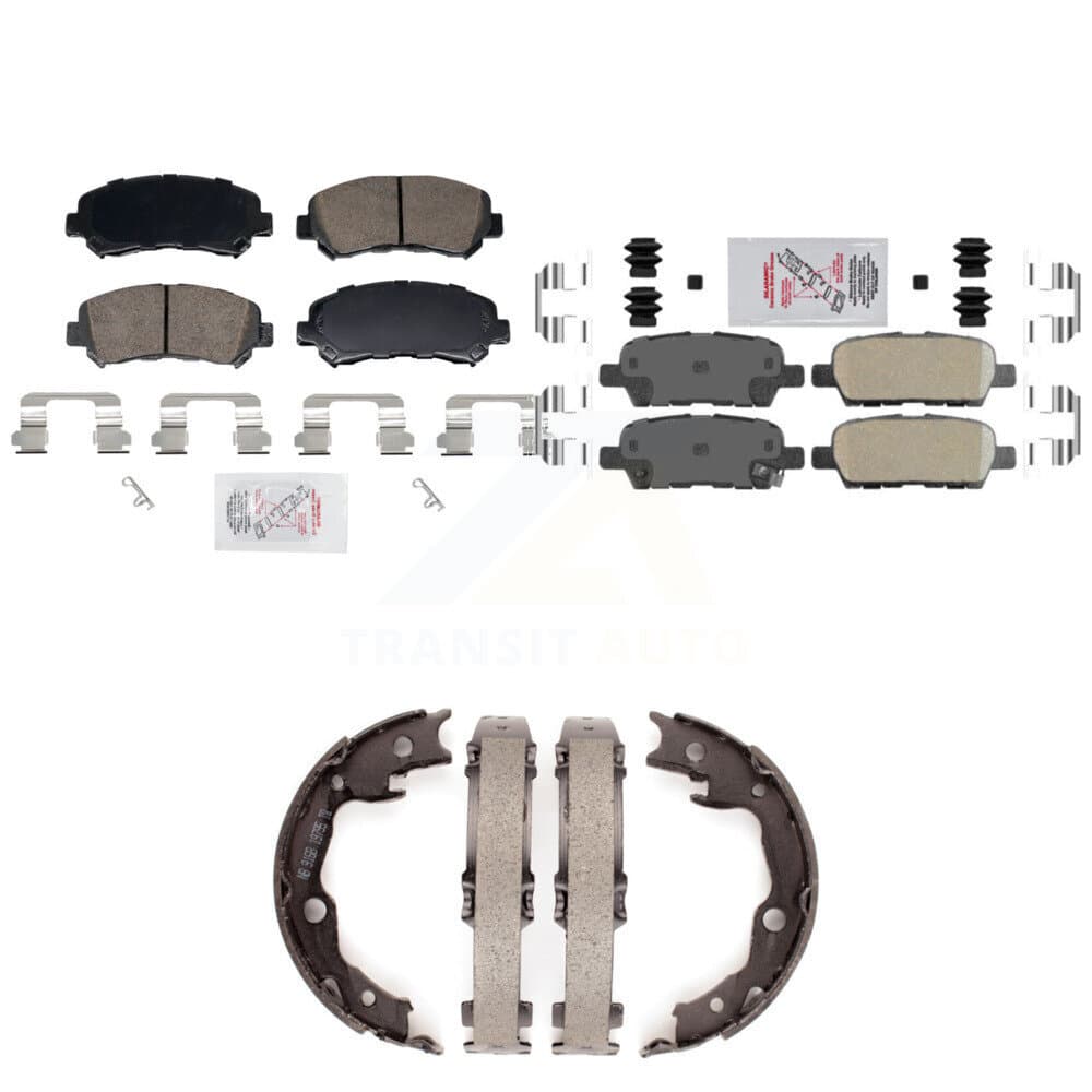 Transit Auto - KNN-101442 - Front and Rear Disc Brake Pad Kits image 1