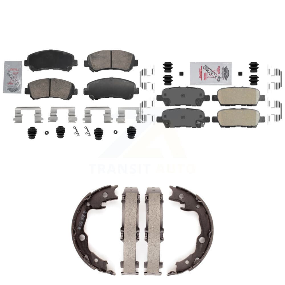 Transit Auto - KNN-101443 - Front and Rear Disc Brake Pad Kits image 1