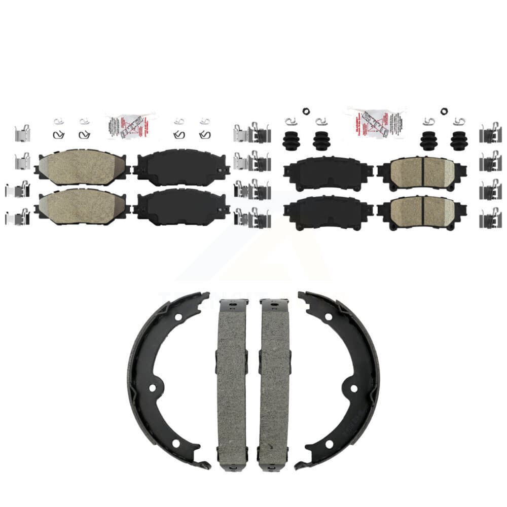 Transit Auto - KNN-101445 - Front and Rear Disc Brake Pad Kits image 1