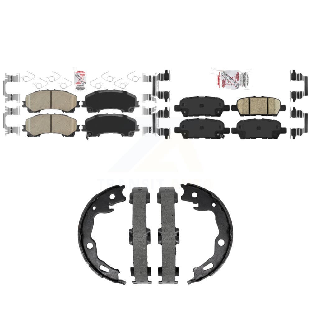 Transit Auto - KNN-101493 - Front and Rear Disc Brake Pad Kits image 1