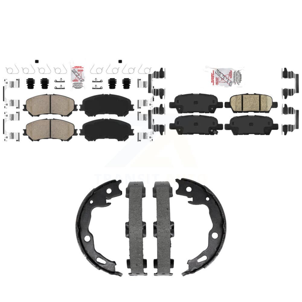 Transit Auto - KNN-101494 - Front and Rear Disc Brake Pad Kits image 1