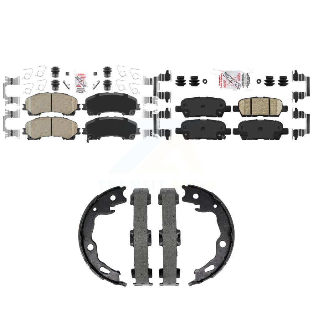 Transit Auto - KNN-101496 - Front and Rear Disc Brake Pad Kits image 1