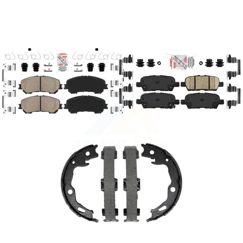 Transit Auto - KNN-101498 - Front and Rear Disc Brake Pad Kits image 1