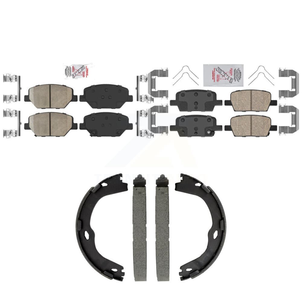 Transit Auto - KNN-101569 - Front and Rear Disc Brake Pad Kits image 1
