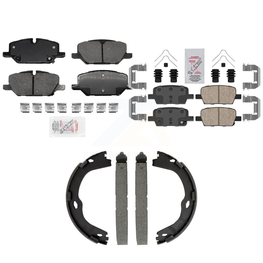 Transit Auto - KNN-101576 - Front and Rear Disc Brake Pad Kits image 1