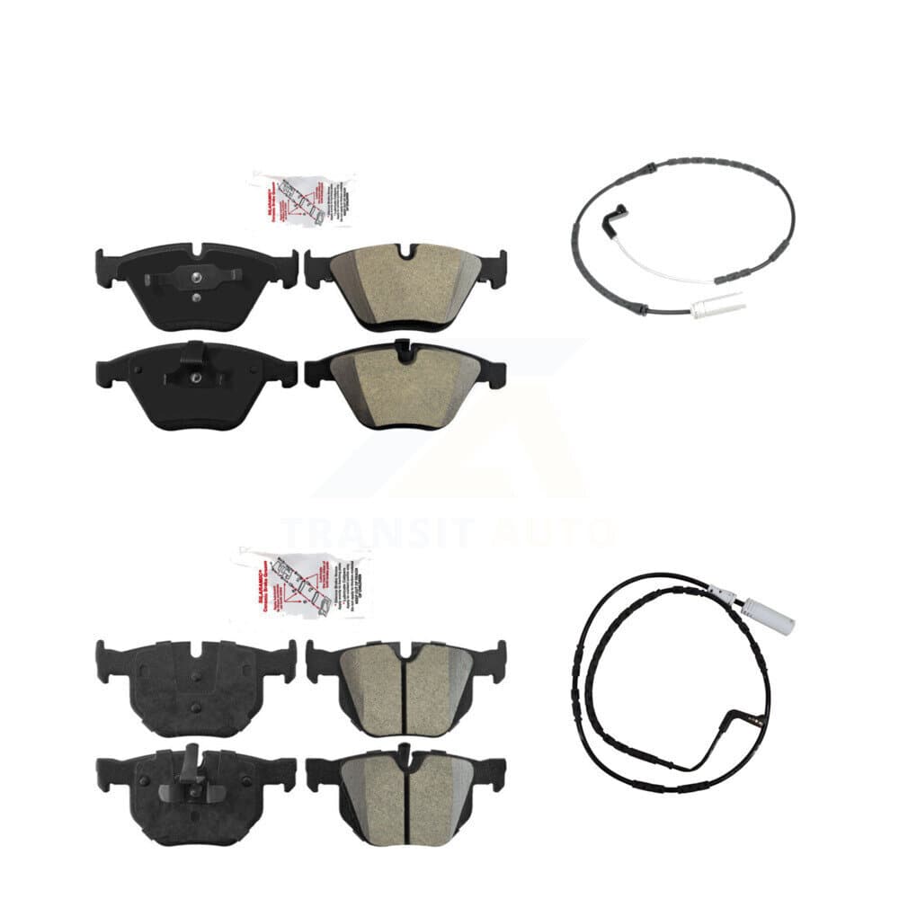 AmeriBRAKES - KNW-100032 - Front and Rear Disc Brake Pad Kits image 1