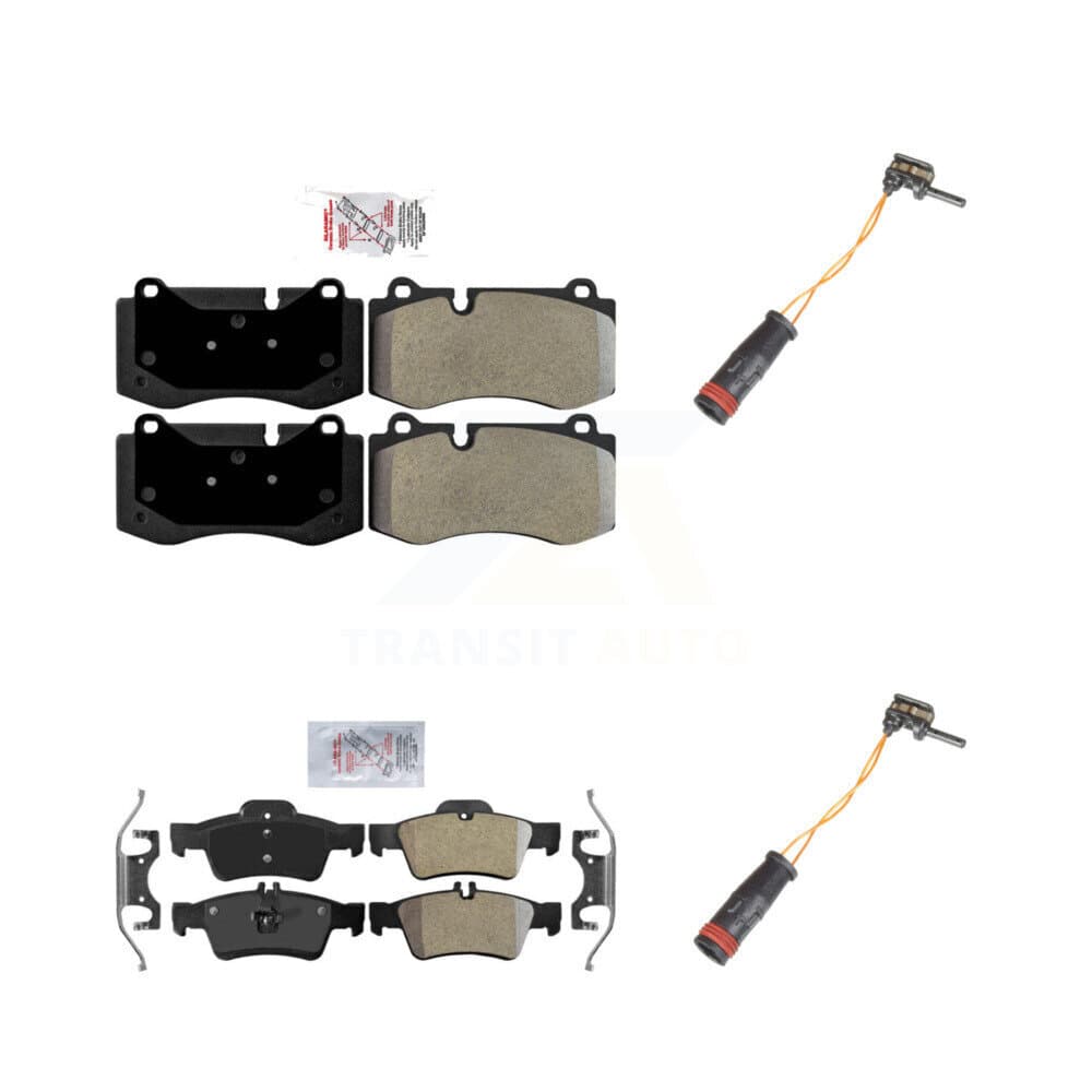 AmeriBRAKES - KNW-100064 - Front and Rear Disc Brake Pad Kits image 1