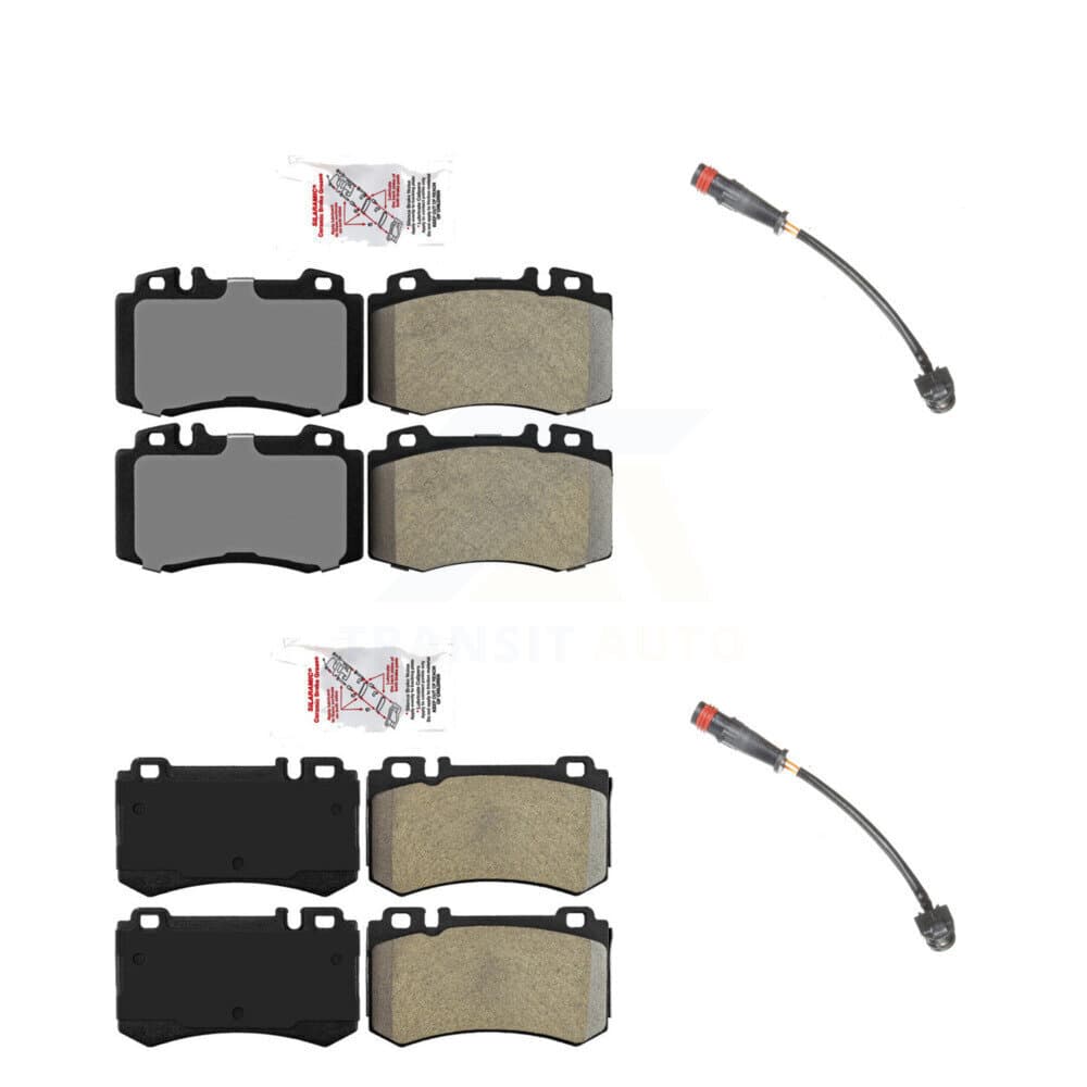 AmeriBRAKES - KNW-100070 - Front and Rear Disc Brake Pad Kits image 1