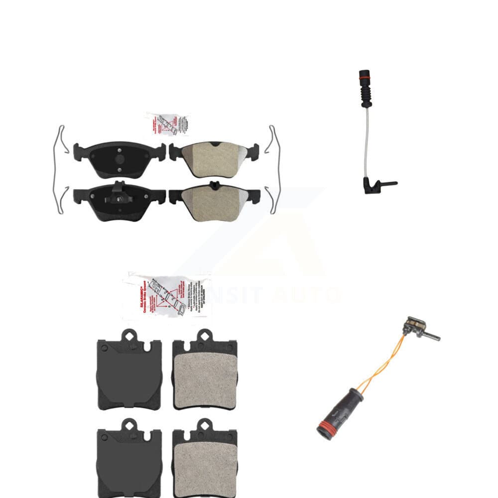 AmeriBRAKES - KNW-100076 - Front and Rear Disc Brake Pad Kits image 1