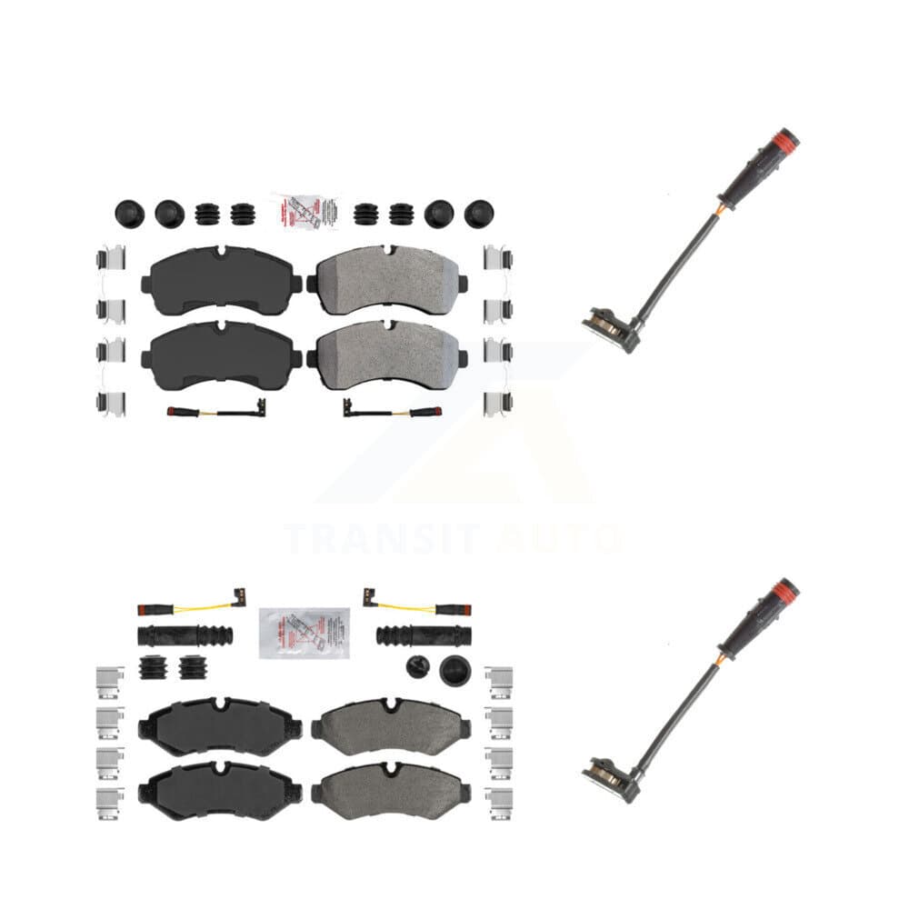 AmeriBRAKES - KNW-100084 - Front and Rear Disc Brake Pad Kits image 1