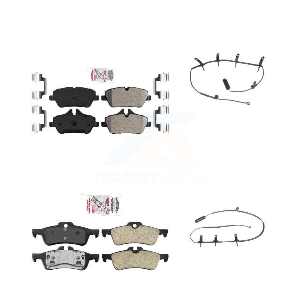AmeriBRAKES - KNW-100096 - Front and Rear Disc Brake Pad Kits image 1