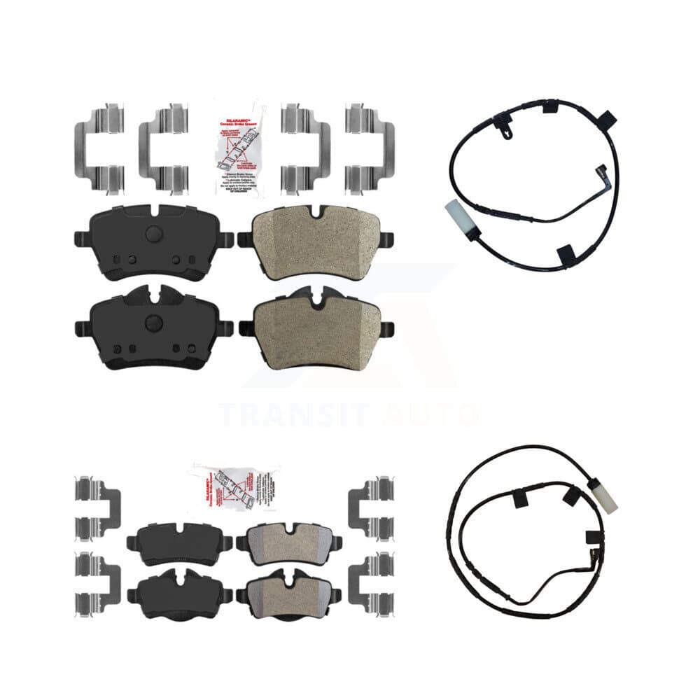 AmeriBRAKES - KNW-100097 - Front and Rear Disc Brake Pad Kits image 1