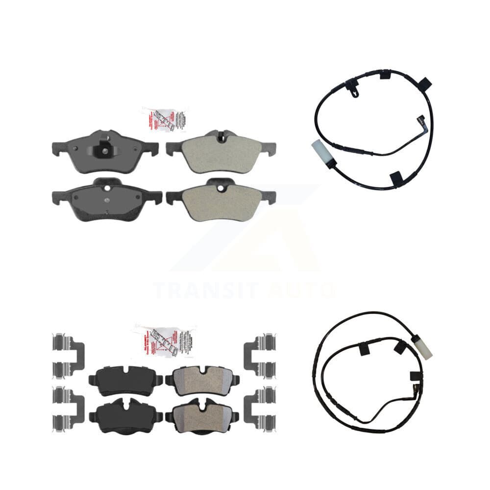 AmeriBRAKES - KNW-100099 - Front and Rear Disc Brake Pad Kits image 1