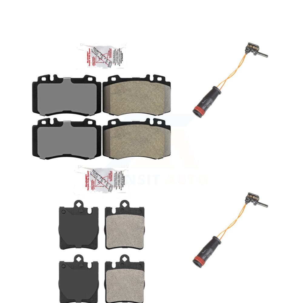 AmeriBRAKES - KNW-100121 - Front and Rear Disc Brake Pad Kits image 1