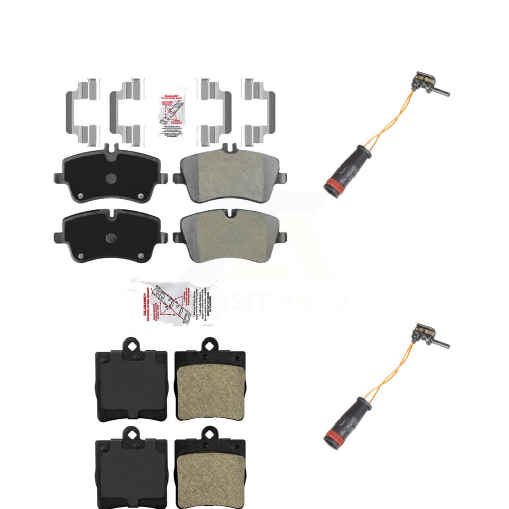 AmeriBRAKES - KNW-100122 - Front and Rear Disc Brake Pad Kits image 1