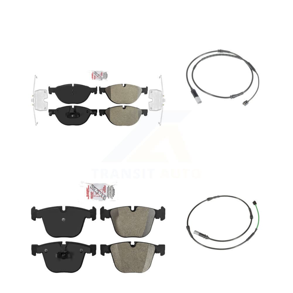 AmeriBRAKES - KNW-100132 - Front and Rear Disc Brake Pad Kits image 1