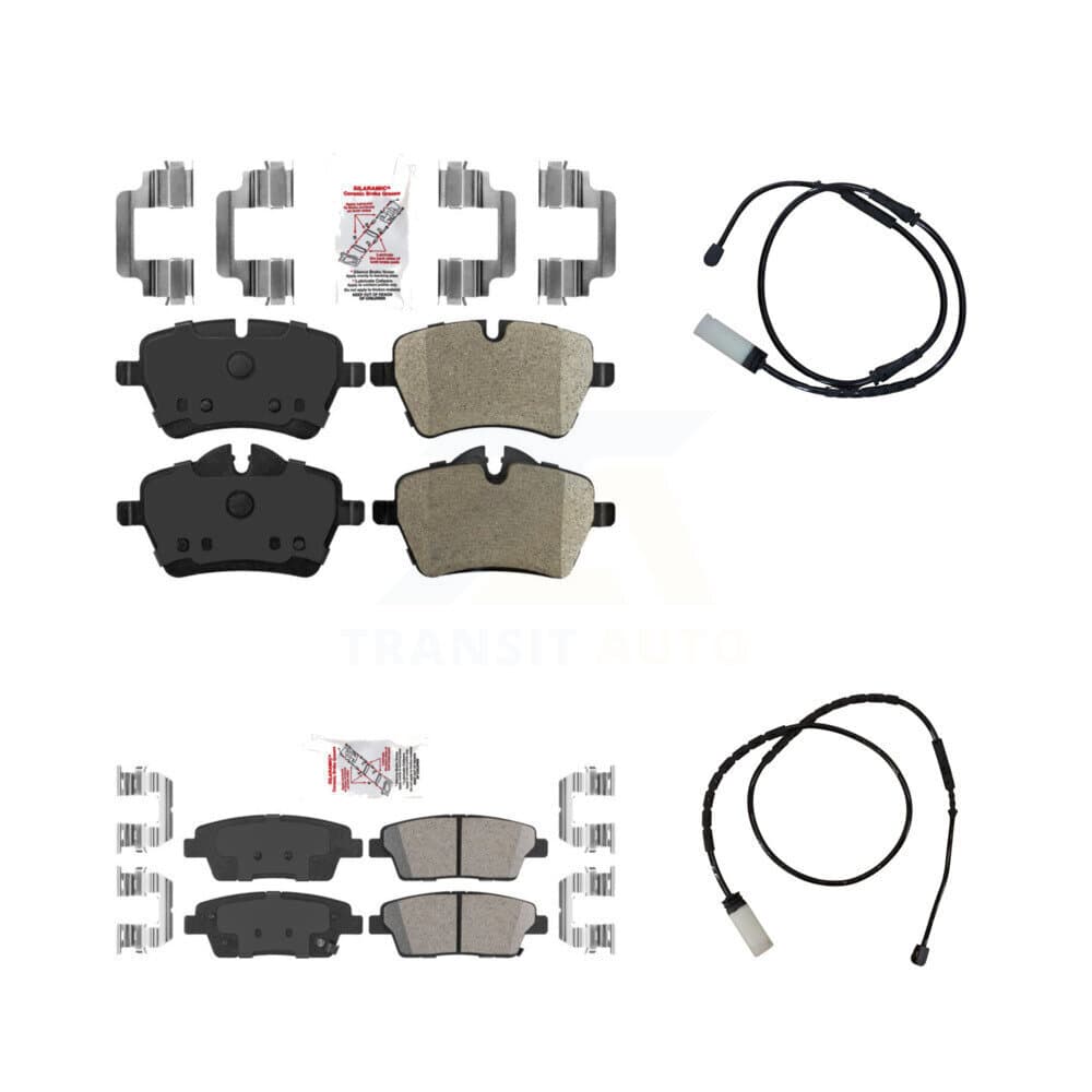 AmeriBRAKES - KNW-100140 - Front and Rear Disc Brake Pad Kits image 1