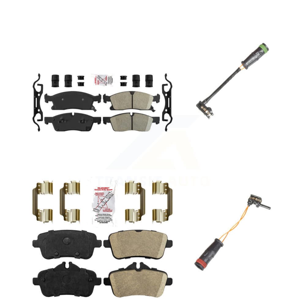 AmeriBRAKES - KNW-100154 - Front and Rear Disc Brake Pad Kits image 1