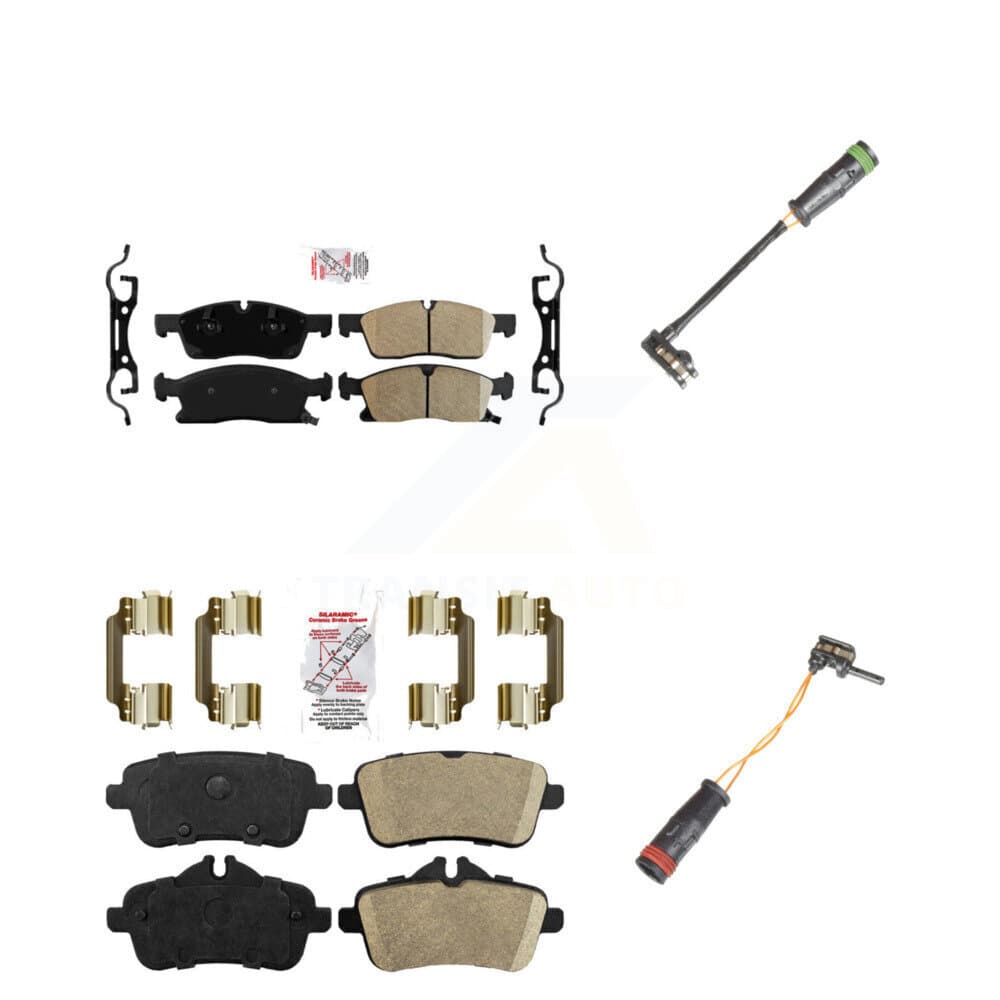 AmeriBRAKES - KNW-100156 - Front and Rear Disc Brake Pad Kits image 1