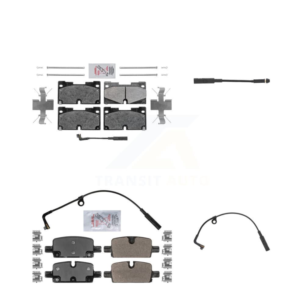 AmeriBRAKES - KNW-100171 - Front and Rear Disc Brake Pad Kits image 1