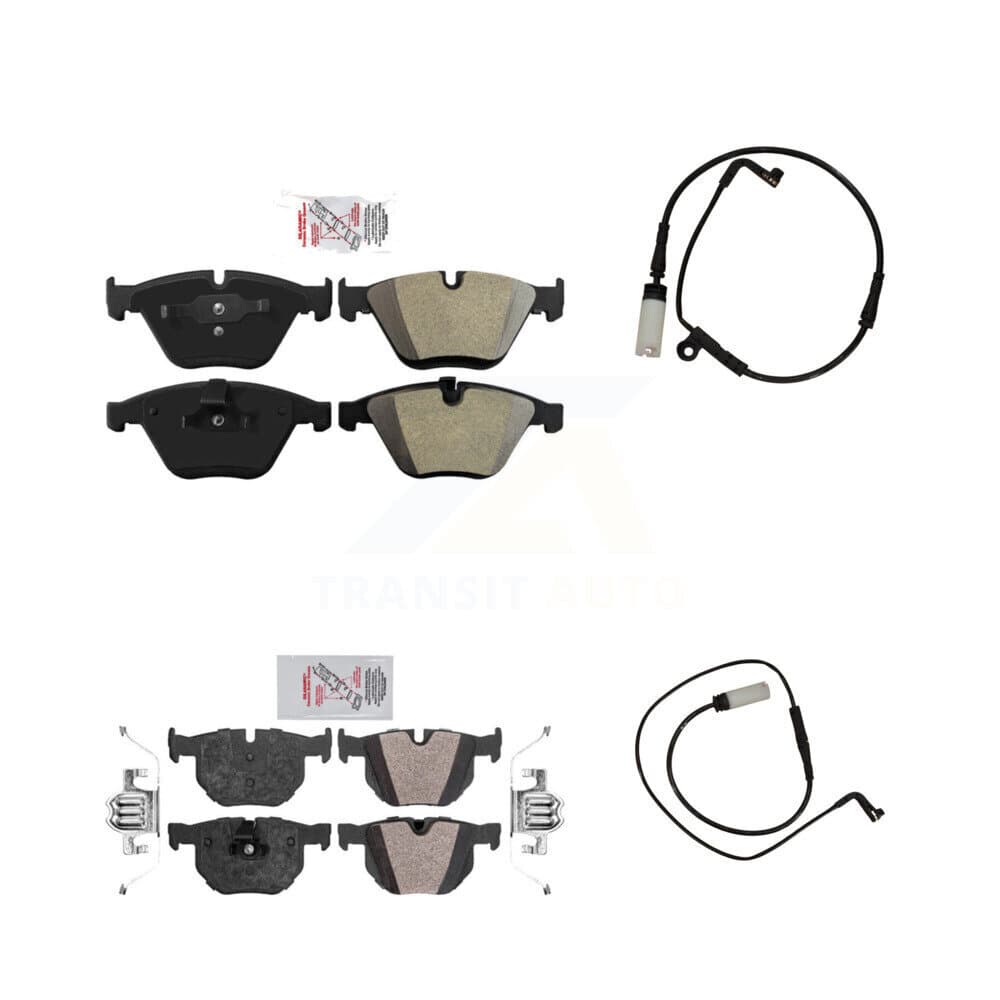 AmeriBRAKES - KNW-100183 - Front and Rear Disc Brake Pad Kits image 1